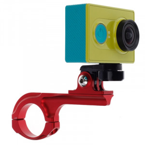 Support de guidon de vélo avec support de connecteur pour caméra sport Xiaomi Yi (rouge) SS401R8-20