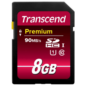 Transcend SDHC 8GB Class 10 UHS-I 400x Premium 667471-20