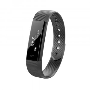 115 Sports Montre Smart Watch Hommes Femmes Fitness Mode Tracker Moniteur Bracelet Réveil-bracelet Bluetooth Rappel Noir C9200535-20