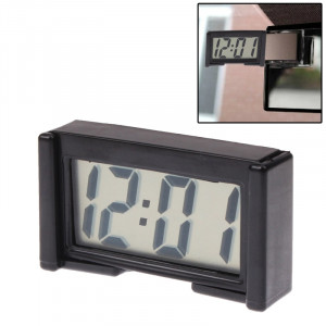 LCD Horloge numérique de voiture électronique Accessoire intérieur de voiture Date Affichage de l'heure du calendrier SL0017-20