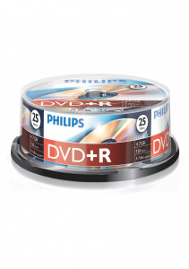 1x25 Philips DVD+R 4,7GB 16x SP 513571-20
