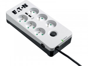 Eaton Protection Box 6 USB FR Multiprise parafoudre 6 prises 2 ports USB ALIMER0056-20