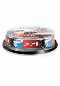 1x10 Philips DVD+R 4,7GB 16x SP 513564-20