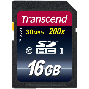 Transcend SDHC 16GB Class 10 386988-20