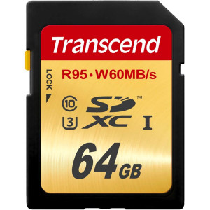 Transcend SDXC 64GB Class 10 UHS-I U3 Ultimate 815843-20