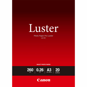 Canon LU-101 A3 Papier Photo Pro Lustré 260 g, 20 feuilles 641557-20