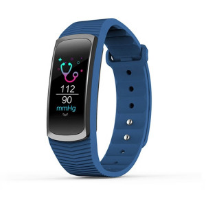 SMA-B3 Fitness Tracker Bracelet Smart Bluetooth 0.96 pouce, IP67 étanche, Traker d'activité de moniteur / moniteur de fréquence cardiaque / moniteur de pression artérielle / capture à distance (bleu) SH105L696-20