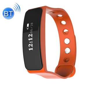 TLW05 0,86 pouce OLED Bracelet Bluetooth à écran tactile, IP66 Support étanche Podomètre / Appels Rappel / Moniteur de sommeil / Rappel Sédentaire / Alarme / Capture à distance, Compatible avec les téléphones SH370E1352-20