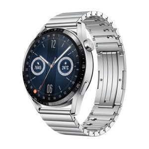 Huawei Watch GT 3 montre Smart Watch 46mm Bracelet en acier inoxydable, écran amolé de 1,43 pouce, Support de la fréquence cardiaque de la fréquence cardiaque / GPS / Durée de vie de la batterie de 14 jours / NFC SH6767298-20