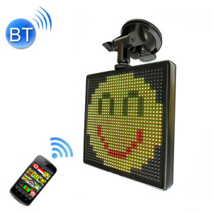 32x32 Pixel polychrome sans fil Bluetooth APP contrôle Emoji Smiley faces LED signe de voiture panneau d'éclairage d'affichage à LED SH045268-20