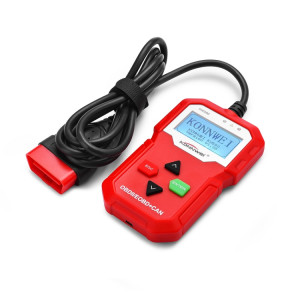 KW590 Mini Auto OBDII Auto Diagnostic Outils de numérisation Auto Scan adaptateur outil de balayage (peut seulement détecter 12V essence voiture) (Rouge) SK239R915-20