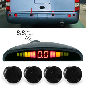 Enregistreur de voiture de miroir de vue arrière d'affichage de forme de croissant de Digital LED pour le camion avec 4 radar arrière SH5164796-20