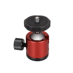 Rotule panoramique en métal avec rotation à 360 degrés pour appareils photo reflex numériques et numériques (rouge) SH671R1507-20