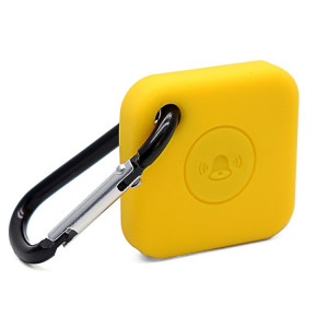 Étui de silicone Smart Tracker Bluetooth pour la tuile Mate Pro (Jaune) SH629Y173-20