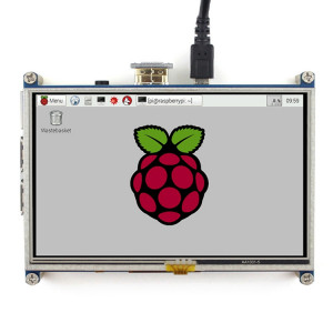 WAVESHARE 5 pouces HDMI écran LCD 800x480 tactile pour Raspberry Pi SH1201655-20