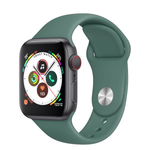 Montre Bluetooth intelligente à écran TFT H55Pro 1,4 pouces, moniteur de sommeil / moniteur de fréquence cardiaque / tensiomètre, style: bracelet en silicone (vert) SH001E791-20