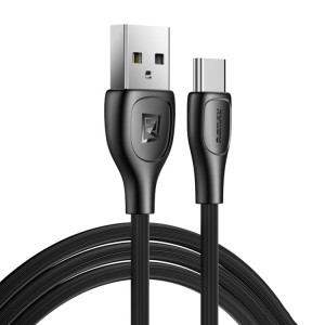 Remax RC-160a 2.1A Type-C / USB-C Lesu Pro Series Charging Data Cable, Length: 1m (Black) SR301A1481-20