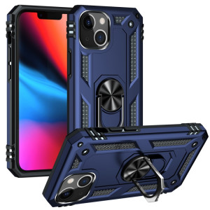 Boîtier de protection TPU + PC TPU + PC avec porte tournant à 360 degrés pour iPhone 13 mini (bleu) SH801D1231-20