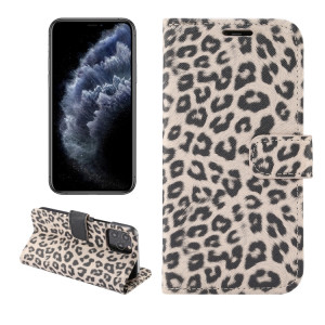 Motif léopard Horizontal Flip PC + Coque en cuir PU avec porte-carte et portefeuille pour iPhone 13 mini (brun) SH601B448-20