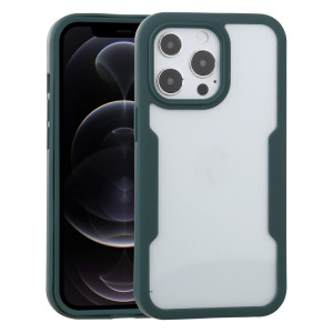 Acrylique + TPU 360 degrés Couverture complète Cas de protection antichoc pour iPhone 13 Pro (Vert) SH003A1736-20