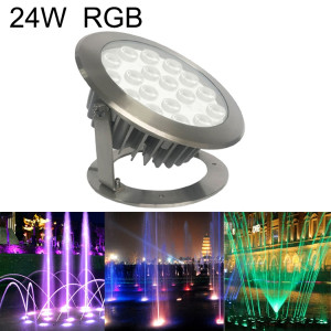 Lumière de piscine sous-marine LED de paysage de parc carré 24W (RVB) SH006C801-20