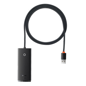 Adaptateur de moyeu USB-A de USB-A sur USB-A à USB-A, Longueur du câble: 1m (noir) SB302A1551-20