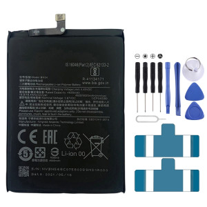 Remplacement de la batterie Li-polymère BM54 5000 mAh pour Xiaomi Redmi Note 9 5G / Redmi Note 9T, Remarque importante : pour les batteries au lithium, seuls des moyens d'expédition sécurisés vers l'Union européenne SH6910782-20