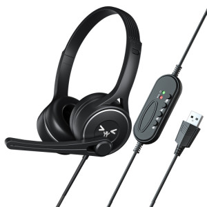 SOYTO SY-G30 Casque de jeu ergonomique à suppression de bruit filaire, interface : USB (noir) SS702A803-20