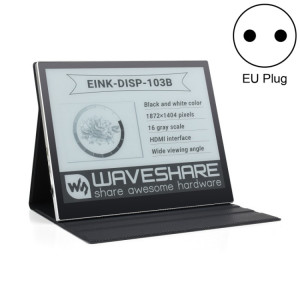 Moniteur E-Paper Waveshare 10,3 pouces Écran E-Paper externe pour MAC / PC Windows (prise UE) SW401B380-20
