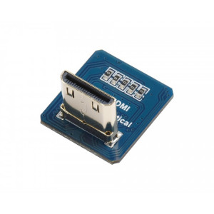 Module adaptateur de prise Mini HDMI verticale Waveshare pour câble HDMI bricolage SW35011842-20