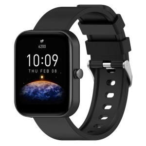 Pour le bracelet de montre en silicone OnePlus Nord Steps Style (noir) SH601C697-20