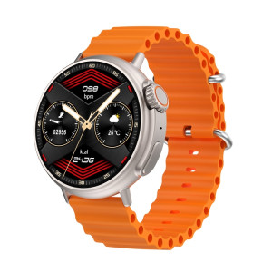 MT30 1,6 pouces écran HD bracelet en TPU montre intelligente prend en charge les appels vocaux/surveillance de l'oxygène sanguin (orange) SH401B1239-20