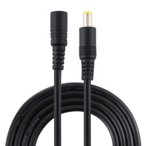 8A 5.5 x Câble d'extension d'alimentation CC femelle à 2,5 mm à mâle, longueur de câble: 1m (noir) SH701A1136-20