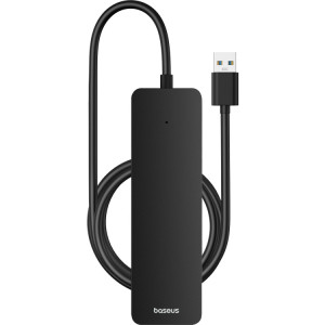 Adaptateur HUB Baseus Ultra Joy Series 4 en 1 USB vers USB3.0x4, longueur du câble : 100 cm (noir) SB003A1453-20