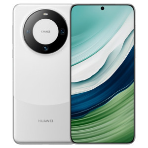 HUAWEI Mate 60, 12 Go + 1 To, identification par empreinte digitale à l'écran, 6,69 pouces HarmonyOS 4.0 Kirin 9000S Octa Core jusqu'à 2,62 GHz, NFC, OTG, ne prend pas en charge Google Play (argent blanc) SH302D1667-20