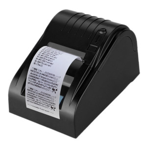 Imprimante de reçu thermique portable de 90 mm / sec POS-5890T, commande compatible ESC / POS (noir) SH003B1757-20