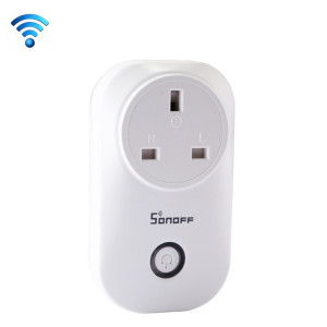 Sonoff S20-UK WiFi Smart Plug Power Prise Socket Interrupteur Télécommande Minuterie Sans Fil, Compatible avec Alexa et Google Home, Prise en charge iOS et Android, UK Plug SS0006740-20