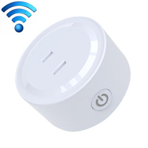 10A Forme Ronde WiFi Mini Plug APP Télécommande Minuterie Smart Socket Fonctionne avec Alexa et Google Accueil, AC 100-240 V, Japon Plug SH0368701-20
