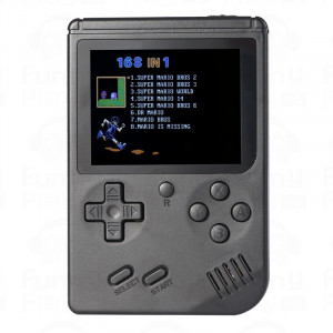 Console de jeu mini-console rétro RS-6A, 3,0 pouces, 8 bits, couleur, 168 jeux Joueur de jeu rétro FC (noir) SH693B437-20
