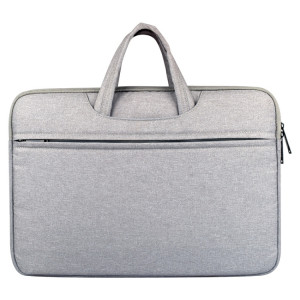 Sac à bandoulière portable à l'épaule résistant à l'usure respirant, pour 13,3 pouces et ci-dessous Macbook, Samsung, Lenovo, Sony, DELL Alienware, CHUWI, ASUS, HP (gris) SS131H1451-20