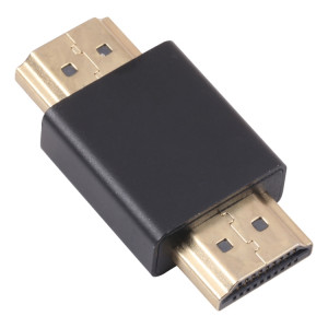 Adaptateur HDMI mâle à tête en or à mâle (noir) SH201B1873-20