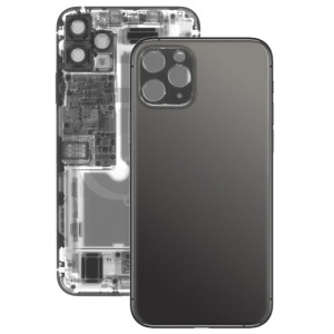 Panneau en verre du couvercle de la batterie arrière pour iPhone 11 Pro (noir) SH20BL1584-20