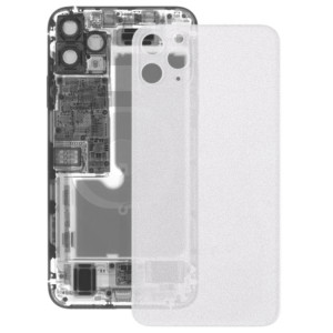 Cache arrière transparent en verre dépoli pour iPhone 11 Pro Max (transparent) SH020T413-20