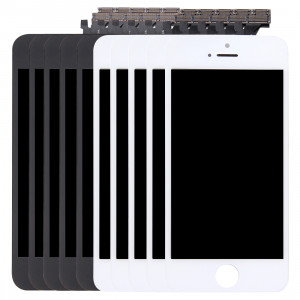 5 PCS Black + 5 PCS Blanc iPartsAcheter 3 en 1 pour iPhone 5 (LCD + Frame + Touch Pad) Assemblage de numériseur S505FF37-20