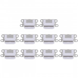 Connecteur de port de charge 10 PCS pour iPhone 6 / 6S (gris clair) SH50LH1015-20