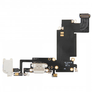 iPartsBuy pour iPhone 6s Plus câble de port de chargement blanc SI20441618-20