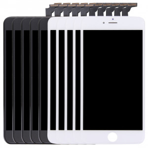 5 PCS Black + 5 PCS Blanc iPartsAcheter 3 en 1 pour iPhone 6 Plus (Original LCD + Cadre + Touch Pad) Assemblage de numériseur S579FF1005-20