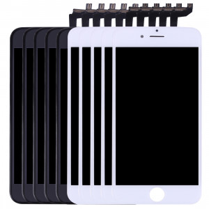 5 PCS Black + 5 PCS Blanc iPartsAcheter 3 en 1 pour iPhone 6s (LCD + Frame + Touch Pad) Digitizer Assemblée S586FF506-20