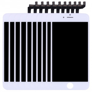 10 PCS iPartsAcheter 3 en 1 pour iPhone 6s (LCD + Frame + Touch Pad) Assemblage Digitizer (Blanc) S187WT101-20