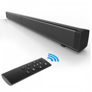 Soundbar LP-09 (CE0148) Haut-parleur de barre de son sans fil Bluetooth Home Theater avec télécommande (noir) SH117B1200-20